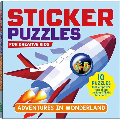 Sticker Puzzles; Adventures in Wonderland: For Creative Kids - Paperback