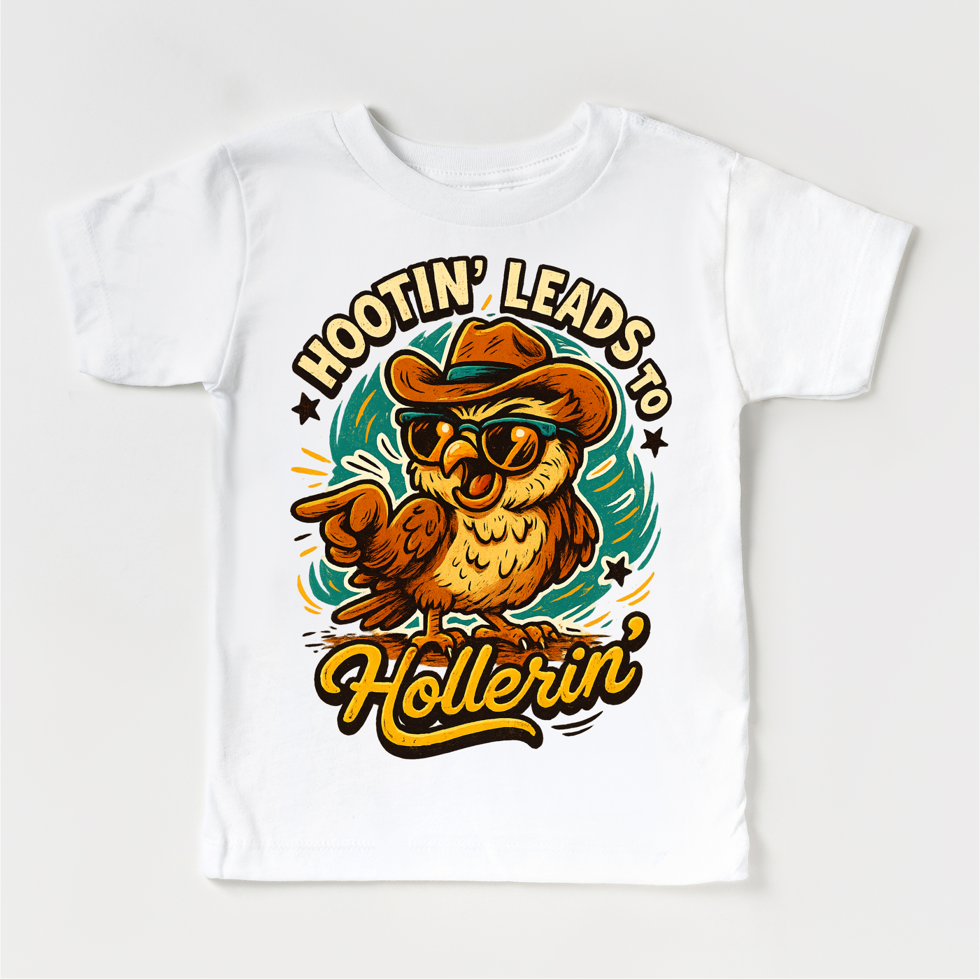 Hootin Leads To Hollerin' Funny Owl Country Western Shirt - Western Tee - MU99