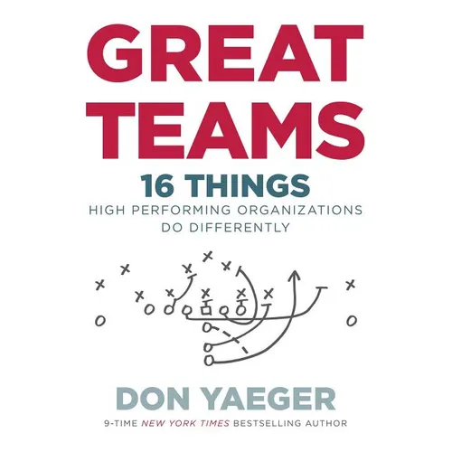Great Teams: 16 Things High Performing Organizations Do Differently - Hardcover