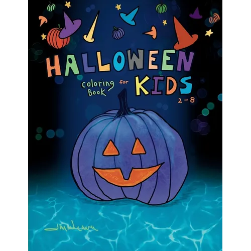 Halloween Coloring Book For Kids 2-8 - Paperback