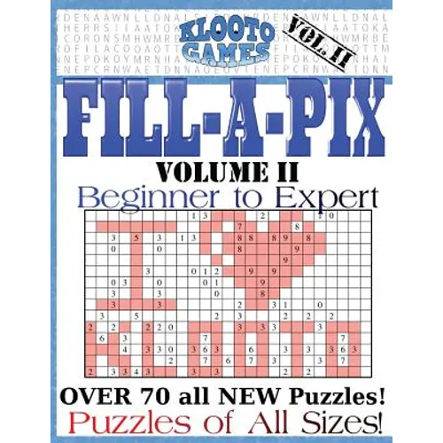 KLOOTO Games Fill-a-Pix: Vol. 2 - Paperback