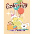 Easter Egg Maze Puzzle: Maze Book for Kids 4-6 - Paperback