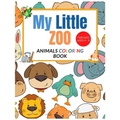 My Little Zoo: Animals Fun Coloring Book For Kids Ages 4-8 - Paperback