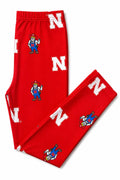 Nebraska Red Herbie Husker Leggings