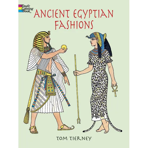 Ancient Egyptian Fashions Coloring Book - Paperback