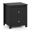 2-Drawer Nightstand with Storage for Bedroom & Living Room