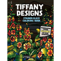 Tiffany Designs Stained Glass Coloring Book - Paperback