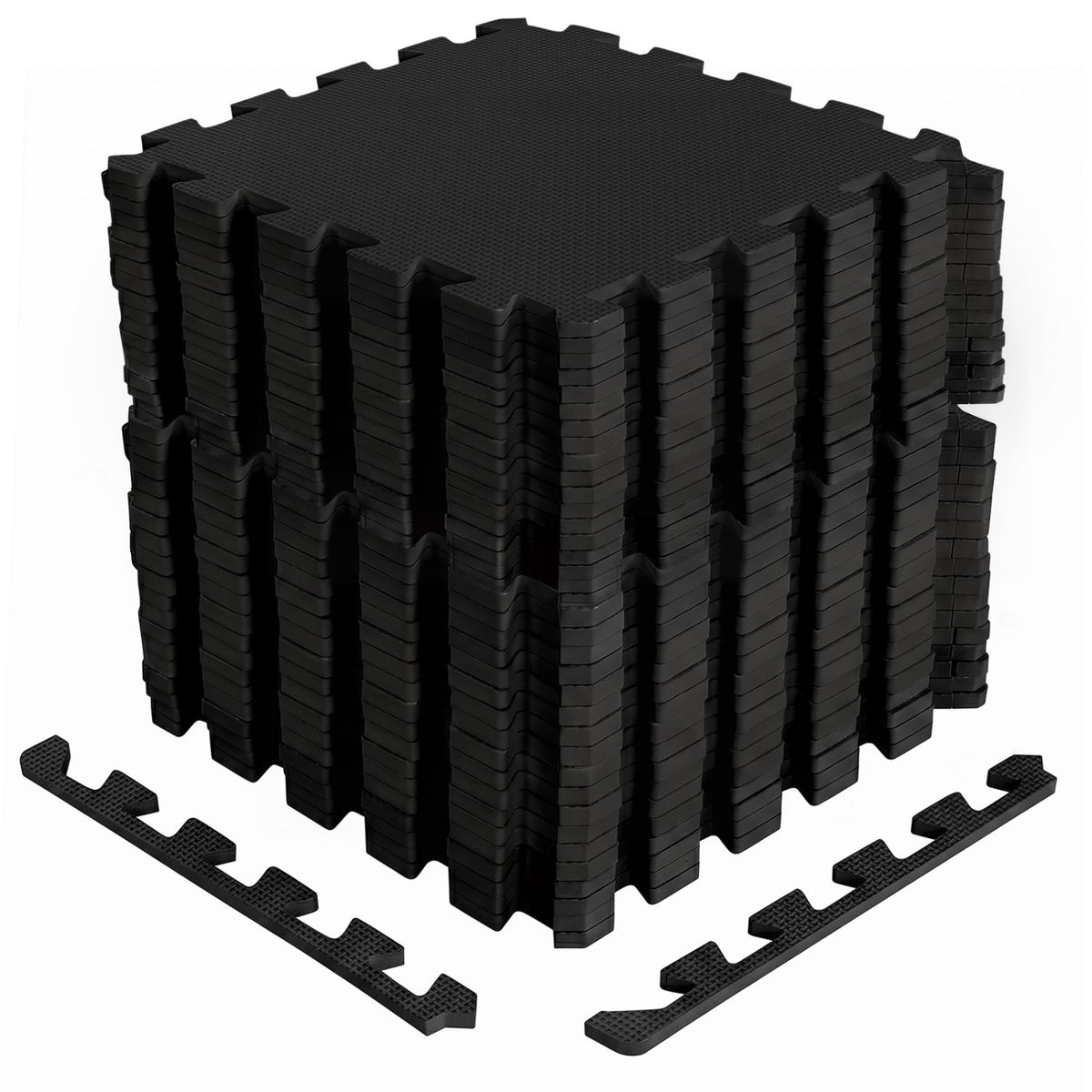 Interlocking Foam Floor Tiles 36-Pack with Borders