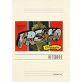 Vintage Lined Notebook Greetings from Fresno, California - Paperback