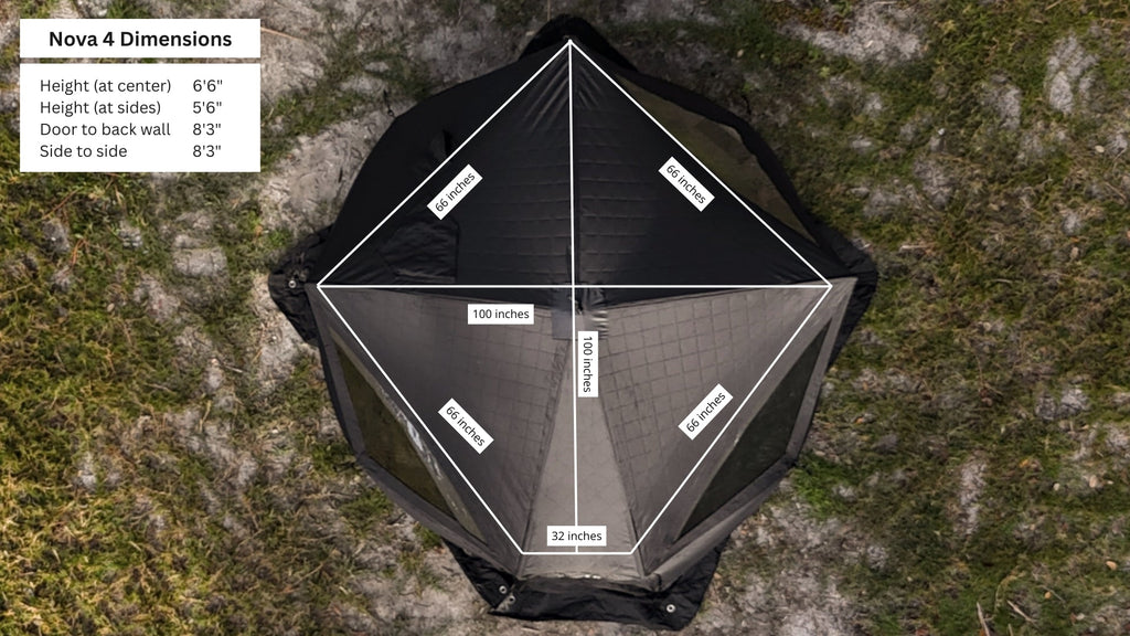 Nova 4 Sauna Tent Pro Package (4-person)