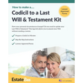 Codicil to a Last Will & Testament Kit: Make a Codicil to Your Last Will in Minutes - Paperback