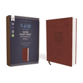 Nasb, Super Giant Print Reference Bible, Leathersoft, Brown, Red Letter Edition, 1995 Text, Comfort Print - Imitation Leather