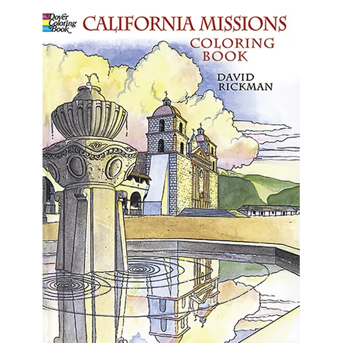 California Missions Coloring Book - Paperback