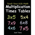 Teach Your Kids Math: Multiplication Times Tables - Paperback