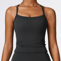 Sollinarry Winter Brushed Beauty Back Yoga Vest Quick-Drying Workout Top Outer Wear Running Exercise Vest Women