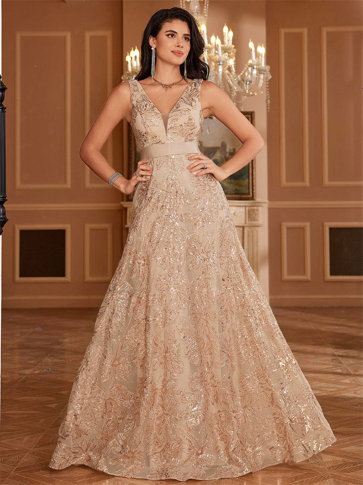 Deep V Plunge Dress Sexy Dress Backless Slim Fit Fishtail Bridesmaid Cocktail Evening Dress Women
