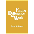 Putting Difference to Work - Paperback