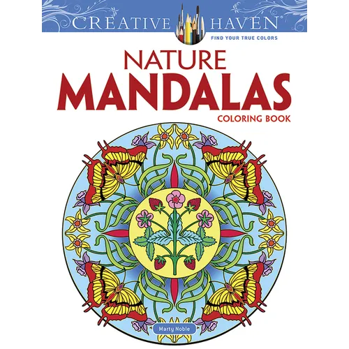 Creative Haven Nature Mandalas Coloring Book - Paperback