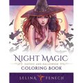 Night Magic - Gothic and Halloween Coloring Book - Paperback