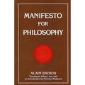 Manifesto for Philosophy - Paperback