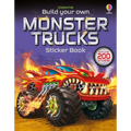 Build Your Own Monster Trucks Sticker Book - Paperback