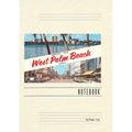 Vintage Lined Notebook Greetings from West Palm Beach, Florida - Paperback