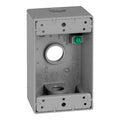 OUTLET BOX 1G 1/2" 3HOLE
