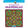 Creative Haven Square Mandalas Coloring Book - Paperback