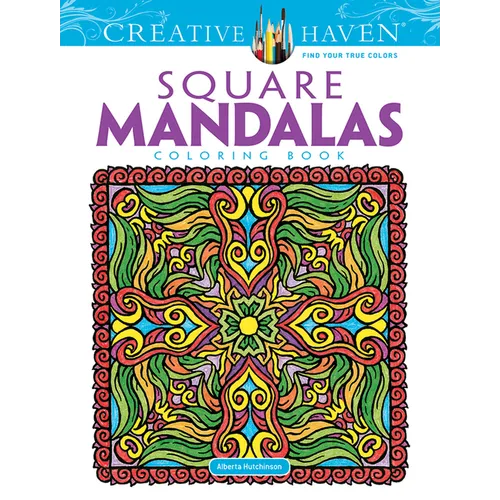 Creative Haven Square Mandalas Coloring Book - Paperback
