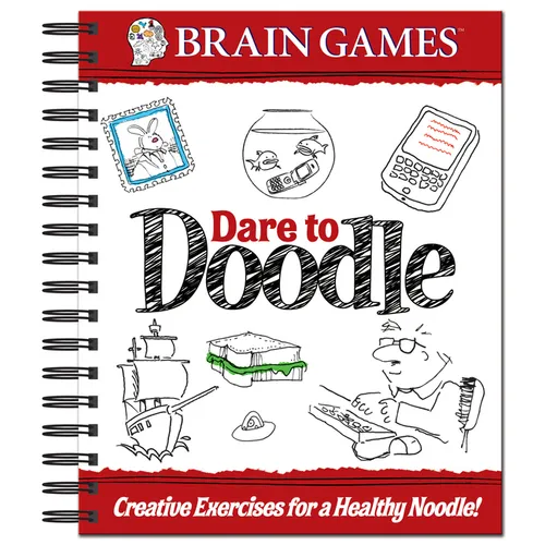 Brain Games - Dare to Doodle (Adult) - Spiral