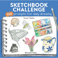 Sketchbook Challenge: 100 Prompts for Everyday Drawing - Paperback