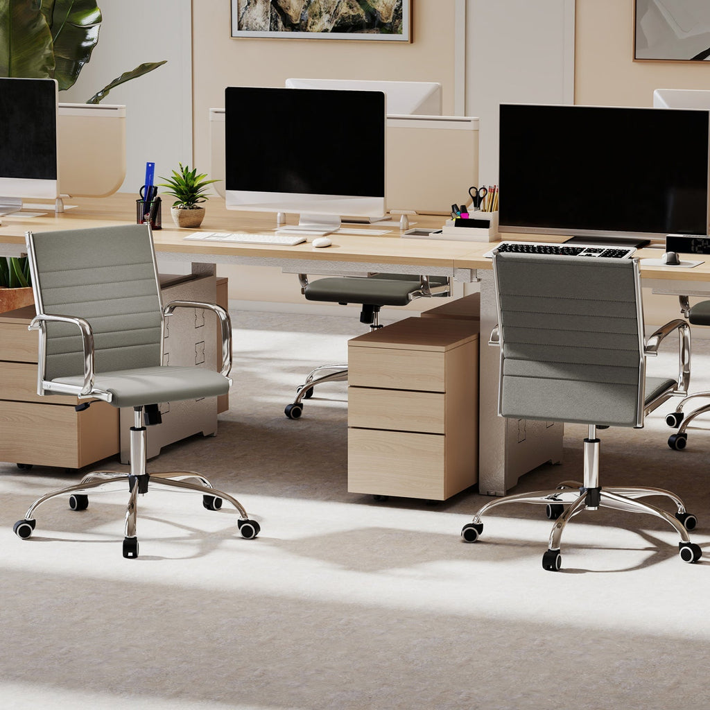 Height Adjustable Office Chair with Rocking Backrest
