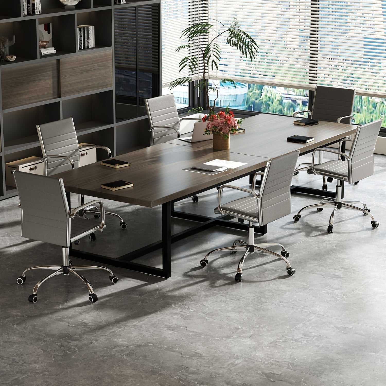 Height Adjustable Office Chair with Rocking Backrest