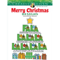 Creative Haven Merry Christmas Designs Coloring Book - Paperback