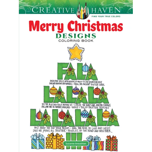 Creative Haven Merry Christmas Designs Coloring Book - Paperback