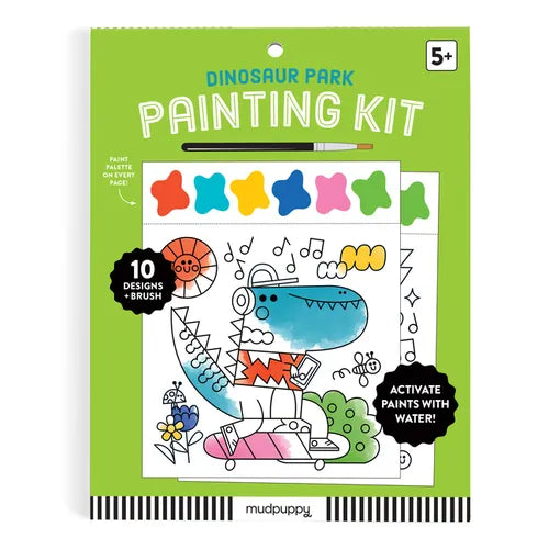 Dinosaur Park Painting Kit - Paperback