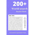 200+ Difficult World search Puzzles Hard: World search puzzle book for Kids & adults - Paperback