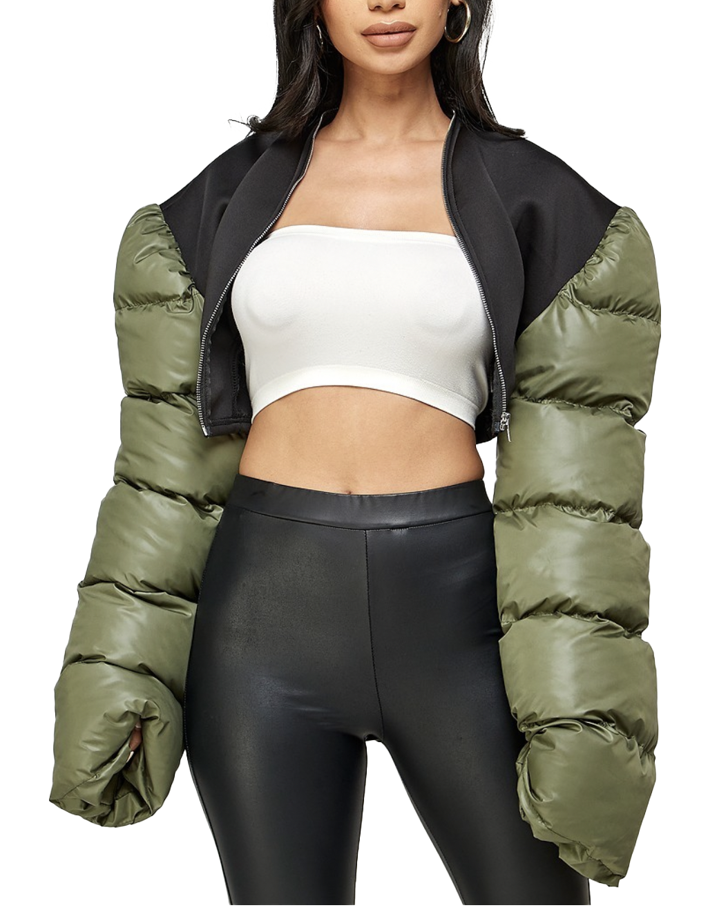 Puffer Sleeve Jacket