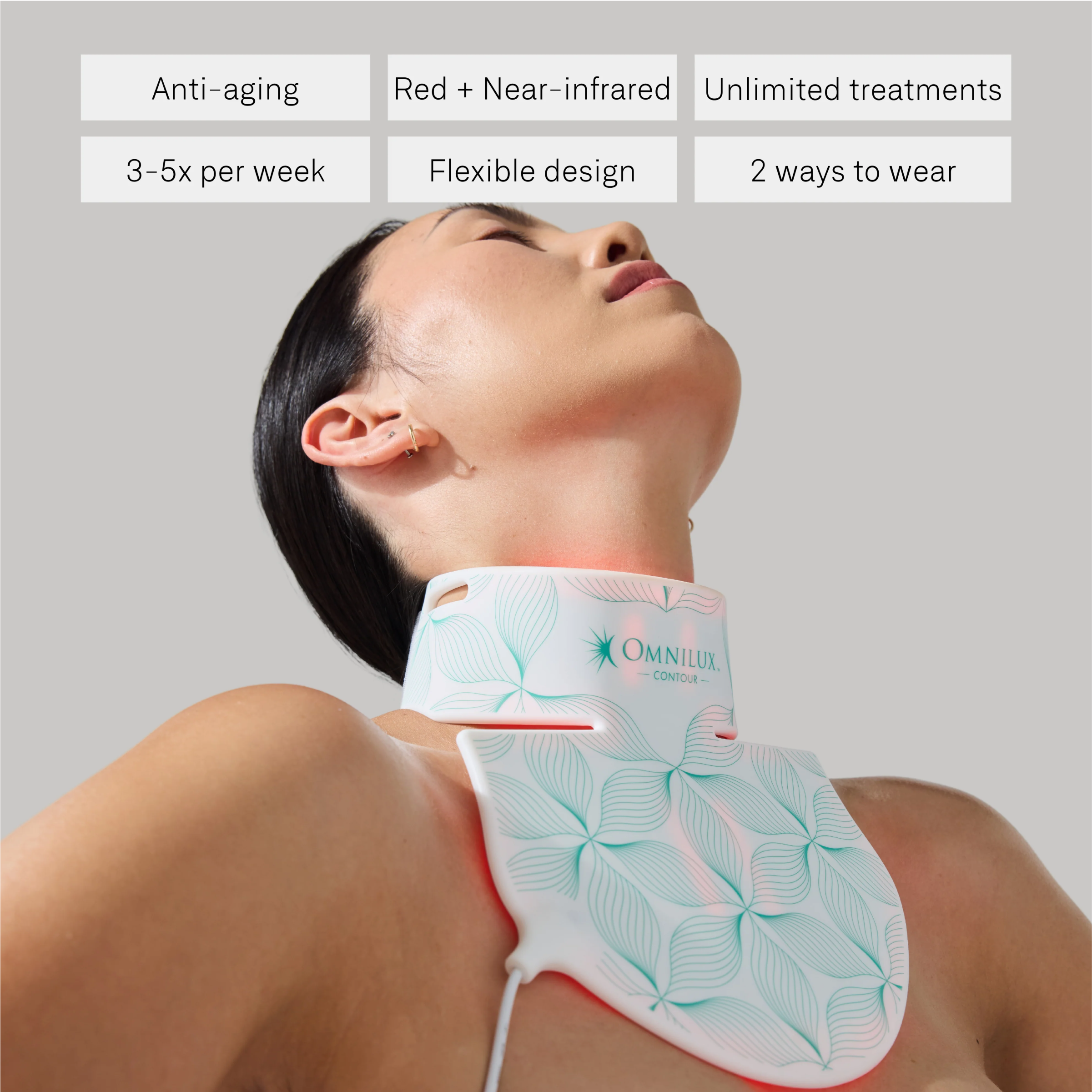 Omnilux Men + Neck & Décolleté + Contour Glove