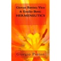 Giovan Battista Vico & Emilio Betti: Hermeneutics - Paperback