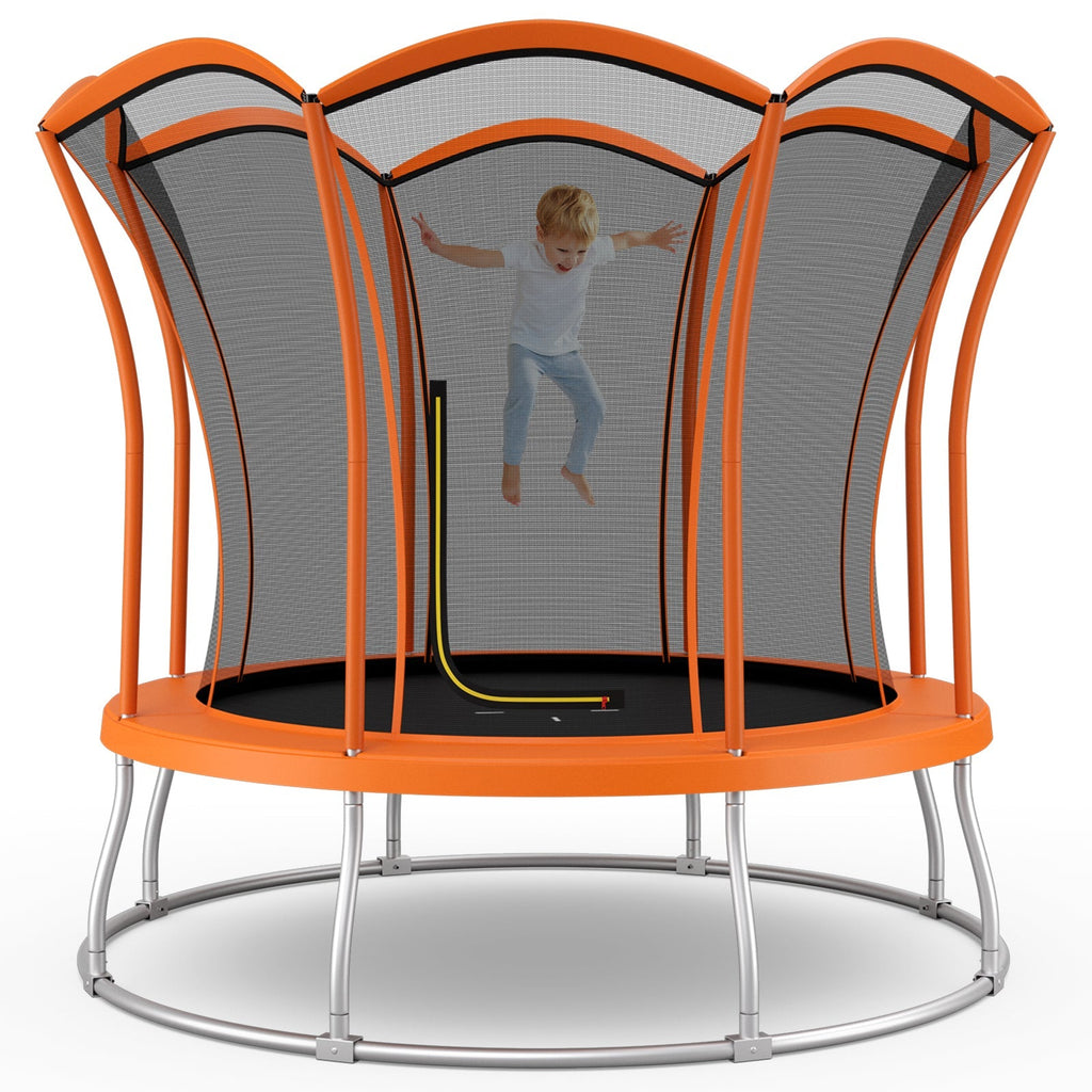 10 Feet Unique Flower Shape Trampoline with Galvanized Steel Frame