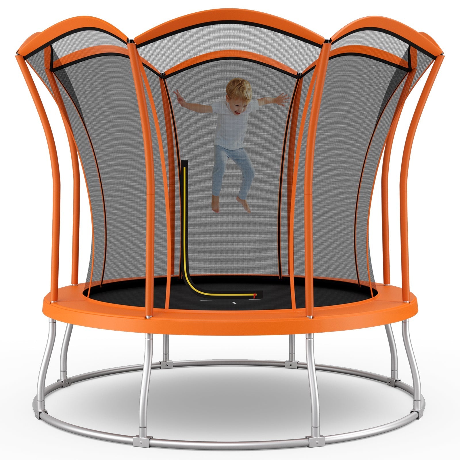 10 Feet Unique Flower Shape Trampoline with Galvanized Steel Frame