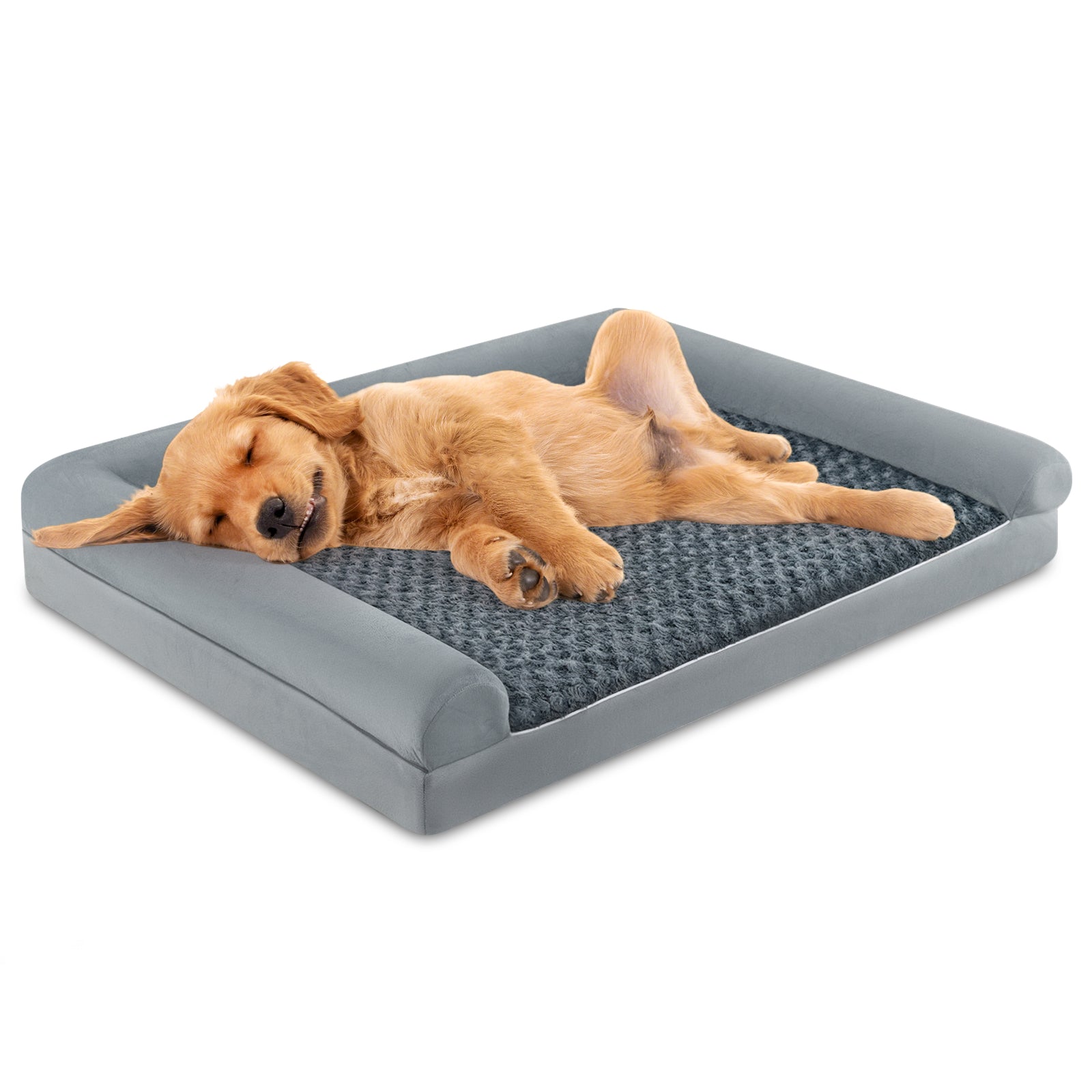 Orthopedic Foam Dog Bed Large Dog Sofa Couch with Removable Cover