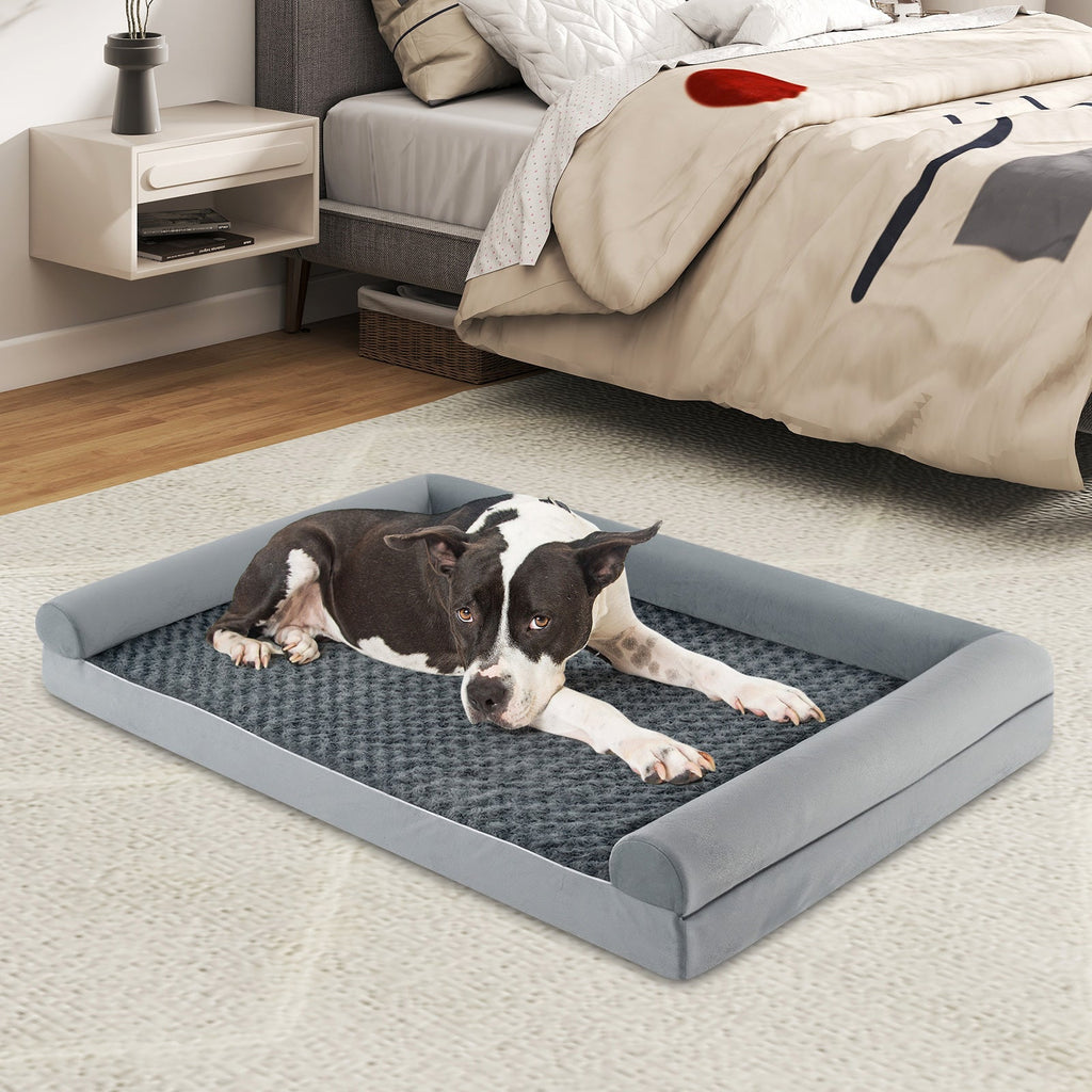 Orthopedic Foam Dog Bed Large Dog Sofa Couch with Removable Cover