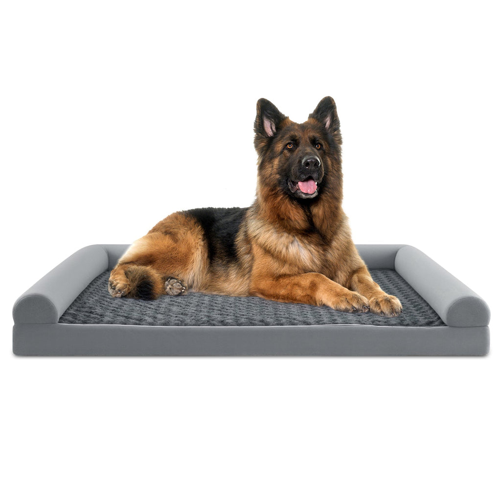 Orthopedic Foam Dog Bed Large Dog Sofa Couch with Removable Cover