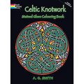 Celtic Knotwork Stained Glass Colouring Book - Paperback