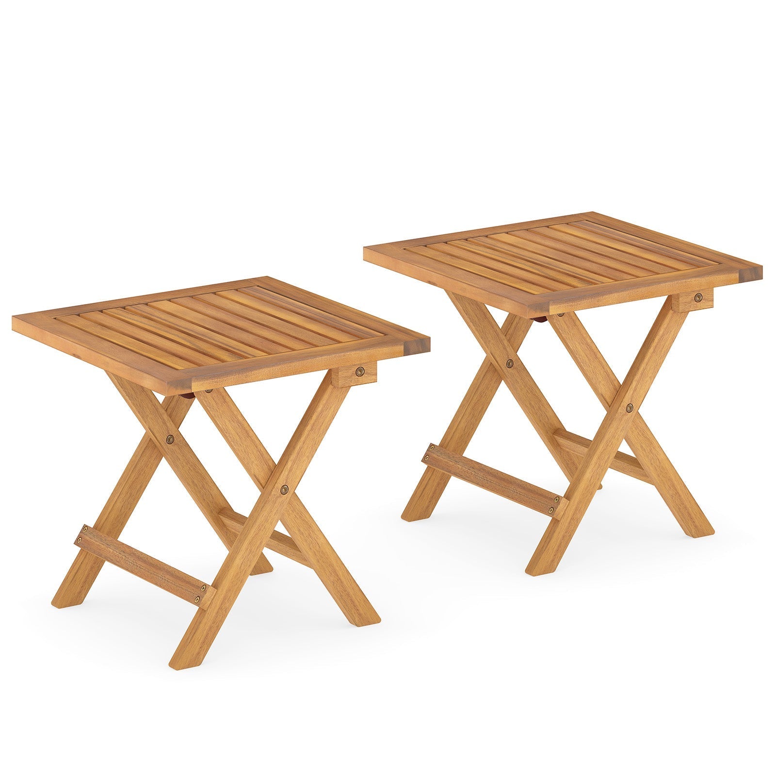 Outdoor Folding Side Table for Small Space and Garden