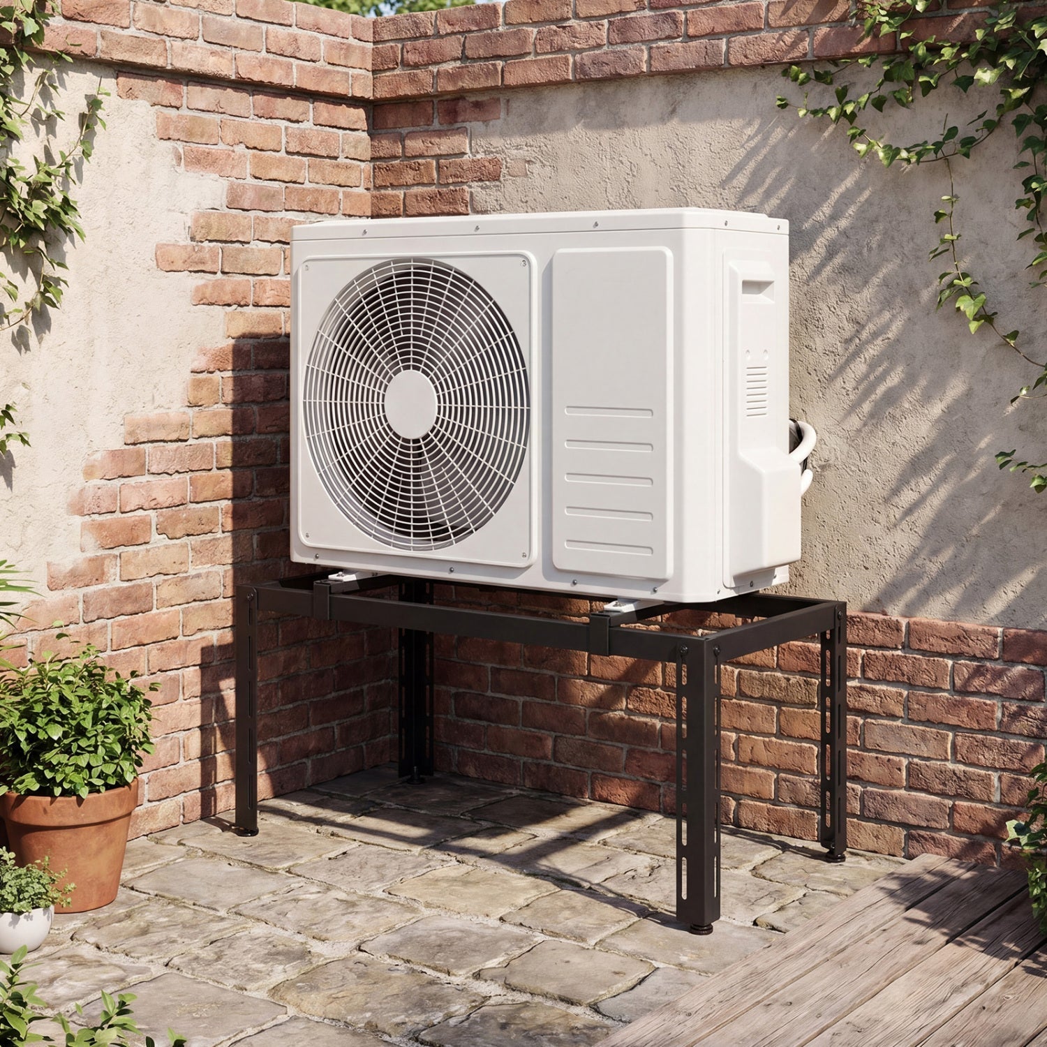 Heavy-Duty AC Condenser Stand for 9000-36000 BTU Mini Splits