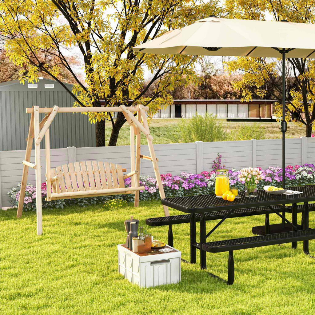 Outdoor Living Ultimate 6-in-1 Combo Set: Garden Dining and Relaxation Bundle
