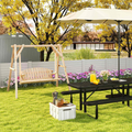 Outdoor Living Ultimate 6-in-1 Combo Set: Garden Dining and Relaxation Bundle